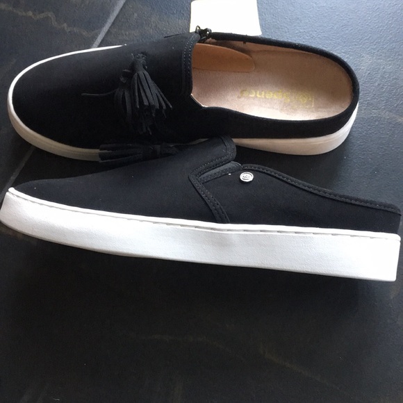Brand New Black Spenco Size 8 1/2W Slip Ons - Picture 3 of 8